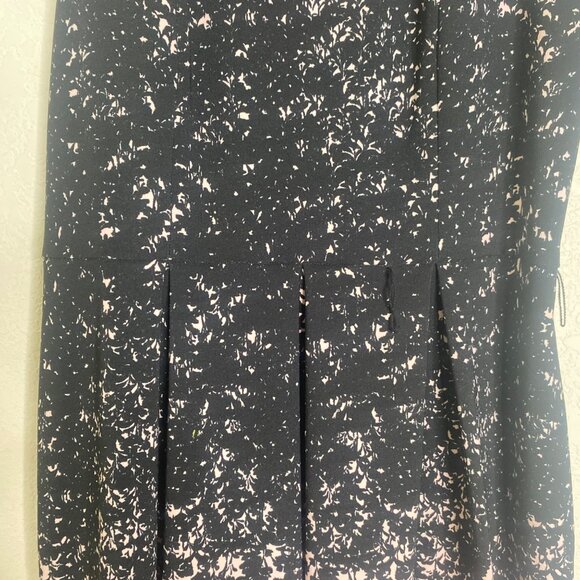 Luxe By Carmen Marc‎ Valvo Dress Size 12 Pink Black Fit & Flare - Picture 8 of 14